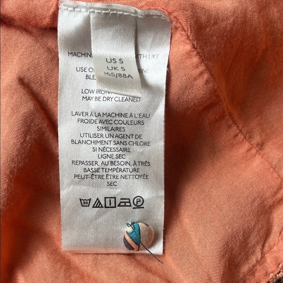 Anthropologie Maxi Dress in Teal and Brown Patchwork - Picture 5 of 6